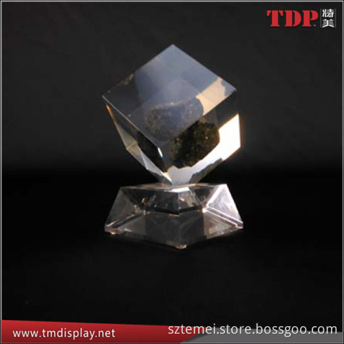 Customized Clear Acrylic Award Lucite Embedment Trophy